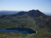 Lliwedd from Crib Goch on a circuit of the Snowdon Horseshoe