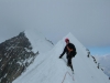 Rob M on the Liskamm ridge, Italian/Swiss border 2005