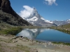 Matterhorn reflection in the Riffelhorn lake, , Switzerland